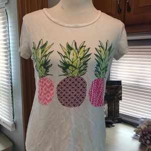 Crown & Ivy Pineapple shirt